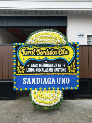 Papan Bunga Duka di Binong